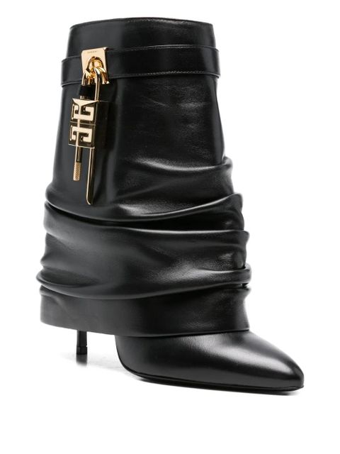 Givenchy 95mm Shark Lock boots - Black - zdjęcie produktu nr 2