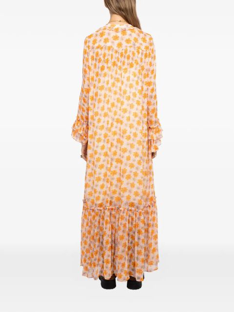 Zadig&Voltaire Ralicel floral maxi dress - Neutrals