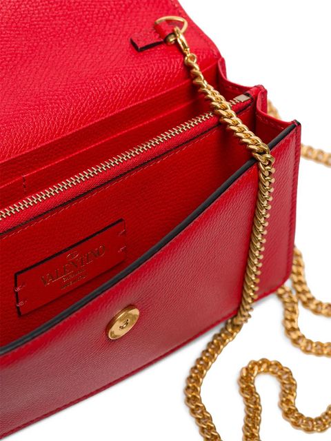 Valentino Garavani VSLING chain wallet - Red