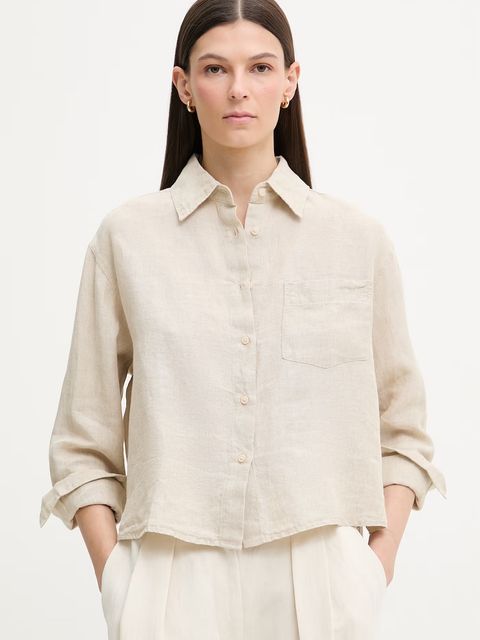 Marc O'Polo koszula safari damska lniana - zdjęcie produktu nr 2