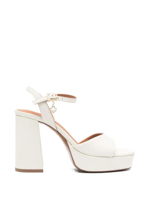 Maje Fralow platform block-heel sandals - White - zdjęcie produktu nr 1