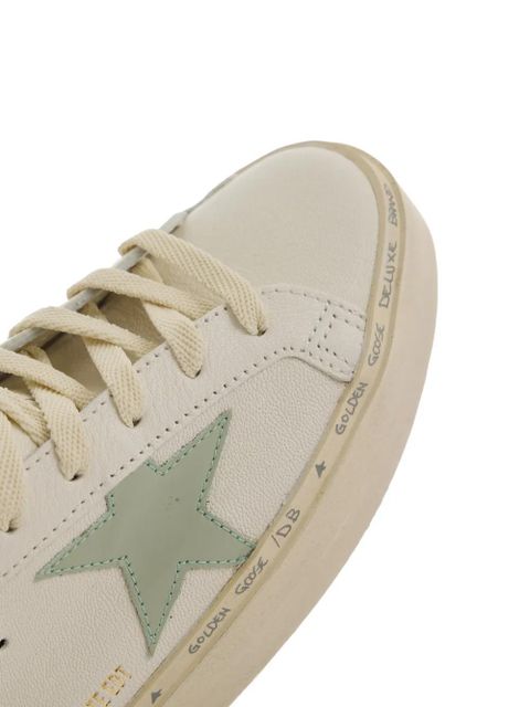 Golden Goose Hi Star leopard-print-detail leather snekaers - Neutrals