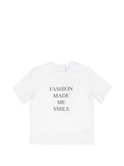 Victoria Beckham Fashion Stole My Smile cotton T-shirt - White - zdjęcie produktu nr 1