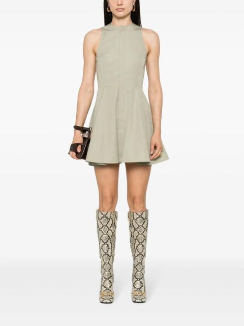 AMI Paris flared mini dress - Green