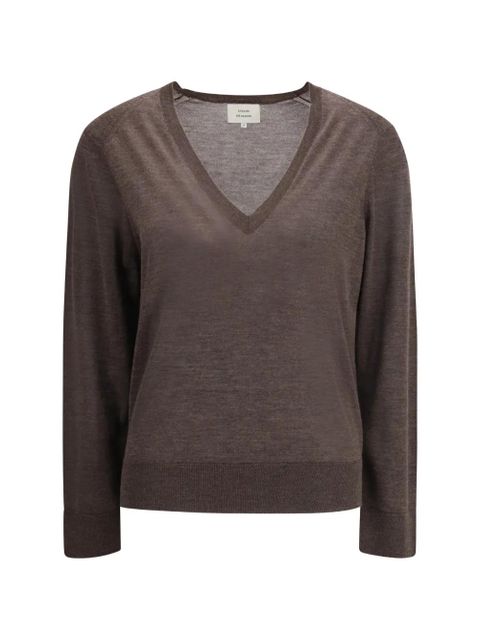 LouLou de Saison Julio V-neck sweater - Brown - zdjęcie produktu nr 1