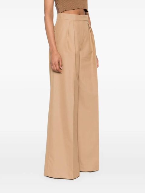 Max Mara pleat-detailing palazzo pants - Neutrals