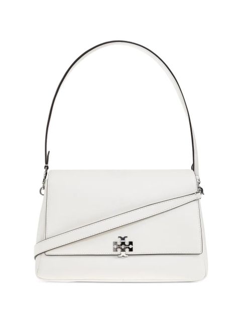 Tory Burch Charlie logo leather shoulder bag - White - zdjęcie produktu nr 1