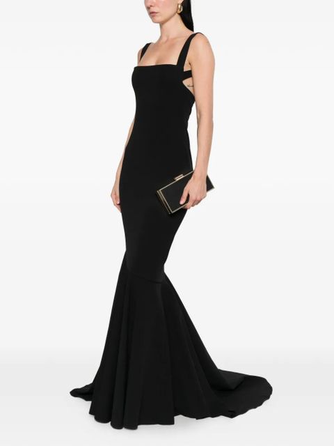 Solace London Lottie square-neck maxi dress - Black - zdjęcie produktu nr 2