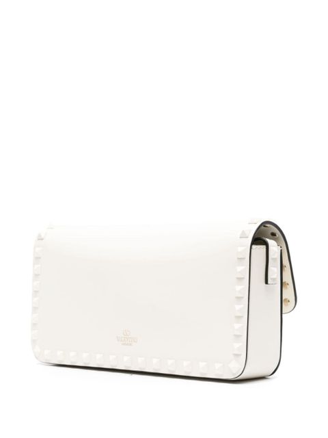 Valentino Garavani Rockstud23 East-West shoulder bag - White