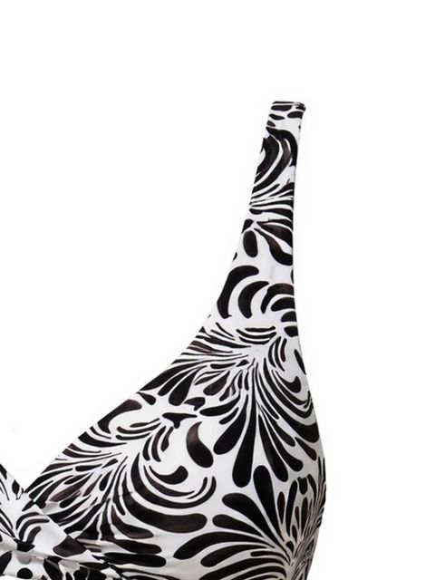 TWINSET Knitted botanical bikini top - Neutrals - zdjęcie produktu nr 2