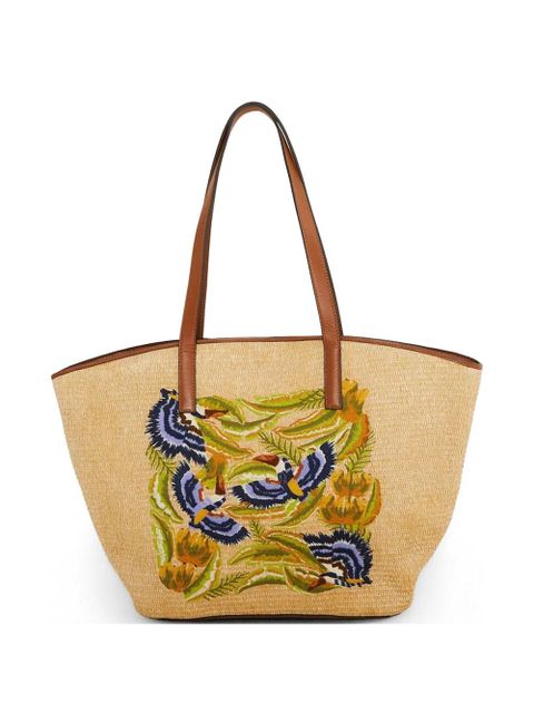 FARM Rio large raffia tote bag - Neutrals - zdjęcie produktu nr 1