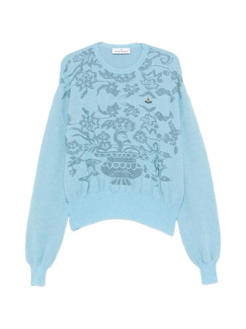 Vivienne Westwood Jules long-sleeves sweater - Blue - zdjęcie produktu nr 1