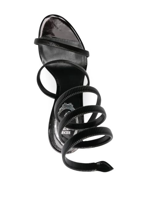René Caovilla 105mm Cleo sandals - Black