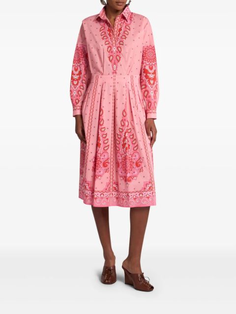 ETRO paisley-print shirt dress - Pink - zdjęcie produktu nr 2