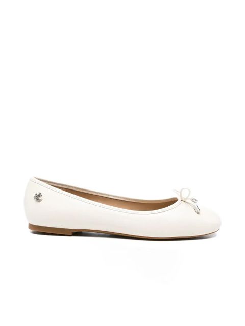 Lauren Ralph Lauren Jayna bow-detail ballet flats - Neutrals - zdjęcie produktu nr 1