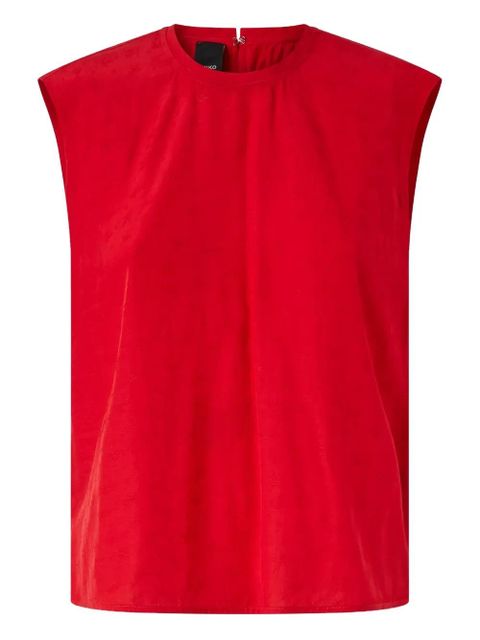 PINKO tie-back sleeveless top - Red - zdjęcie produktu nr 1