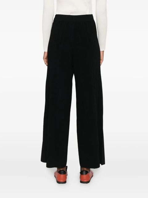 Weekend Max Mara elasticated-waistband trousers - Black