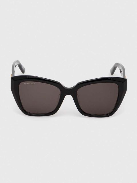 Balenciaga okulary przeciwsłoneczne damskie kolor czarny BB0273SA - zdjęcie produktu nr 2