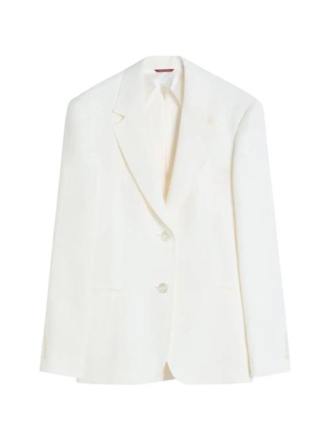 Max Mara Bello single-breasted blazer - White - zdjęcie produktu nr 1