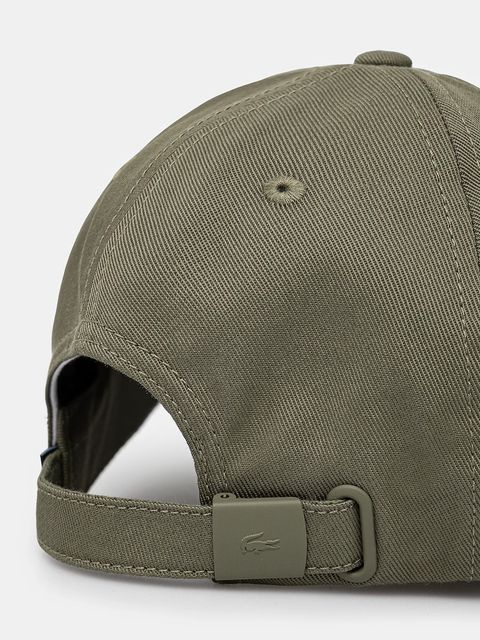 Lacoste czapka z daszkiem bawełniana