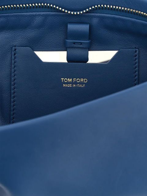 TOM FORD embossed logo bangle clutch - Blue
