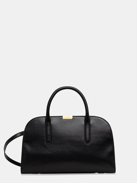 Tommy Hilfiger torebka skórzana kolor czarny AW0AW18205 - zdjęcie produktu nr 1