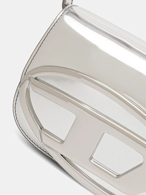 Diesel torebka skórzana 1DR 1DR kolor srebrny X08396.PS202