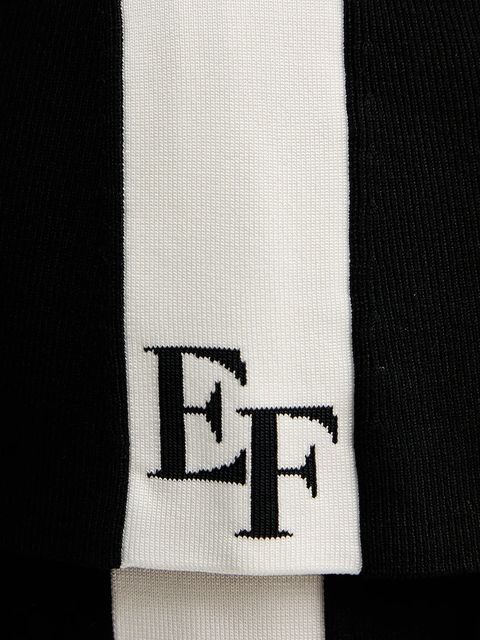 Elisabetta Franchi sweter damski kolor czarny lekki MK03S56E2