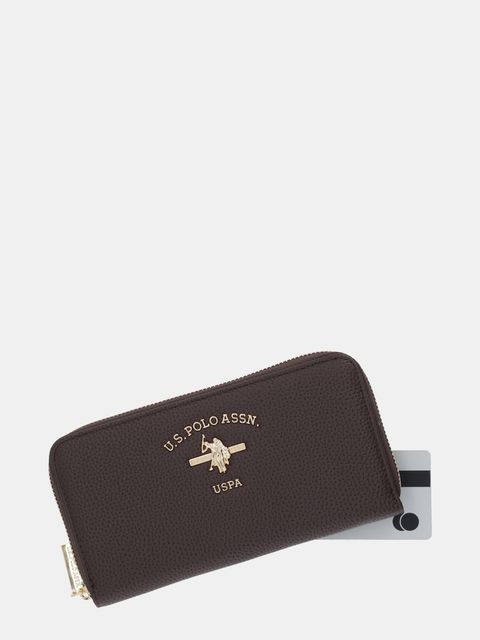 U.S. Polo Assn. portfel Stanford damski kolor brązowy WIUSS6207WVP - zdjęcie produktu nr 2