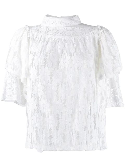 MARANT ÉTOILE Victorian lace blouse - White - zdjęcie produktu nr 1