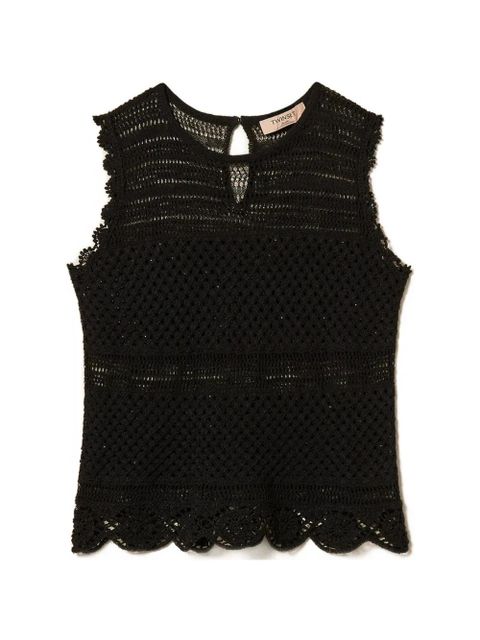 TWINSET sleeveless top - Black - zdjęcie produktu nr 1