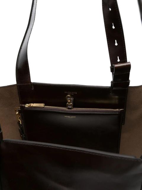 Golden Goose leather tote bag - Brown