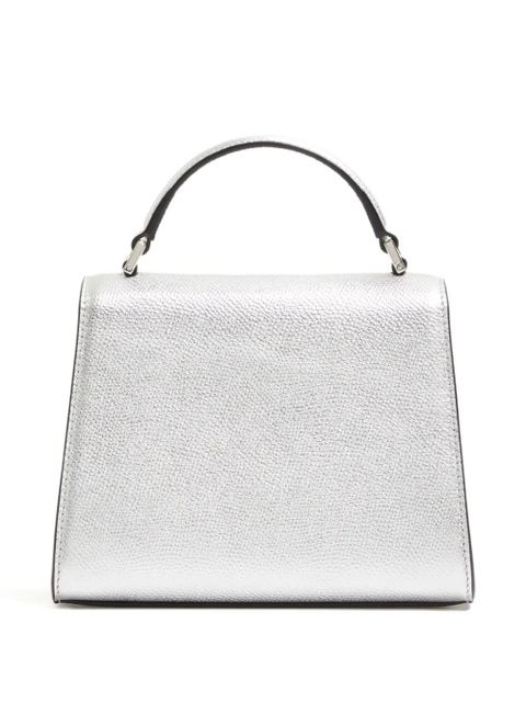 Valentino Garavani mini Vsling leather tote bag - Silver