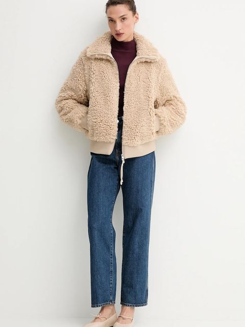 G-Star longsleeve 0 kolor bordowy z półgolfem D26905.E136