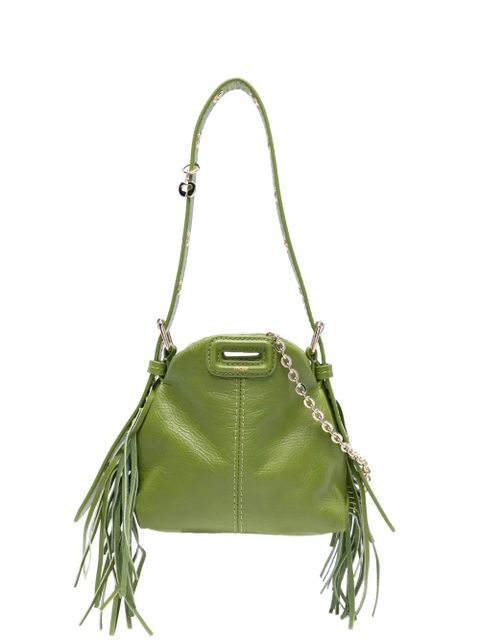 Maje mini Miss M fringed tote bag - Green - zdjęcie produktu nr 1
