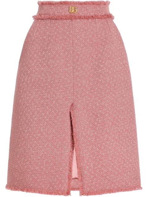 Dolce & Gabbana DNA front slit skirt - Pink - zdjęcie produktu nr 1
