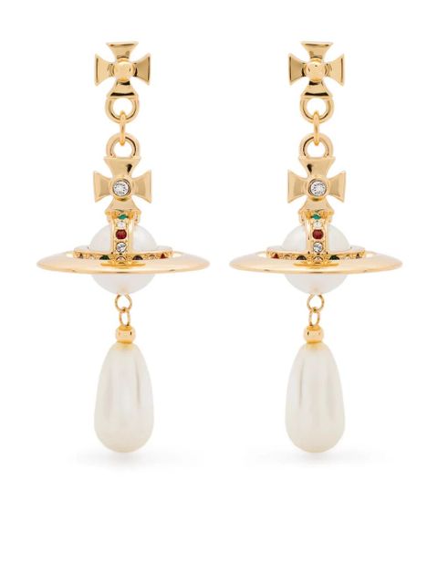 Vivienne Westwood faux-pearl drop earrings - Gold - zdjęcie produktu nr 1