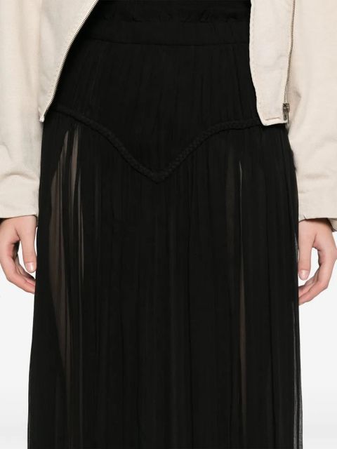 ISABEL MARANT Rolande maxi skirt - Black