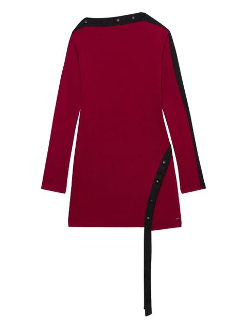 GCDS button trim dress - Red - zdjęcie produktu nr 1