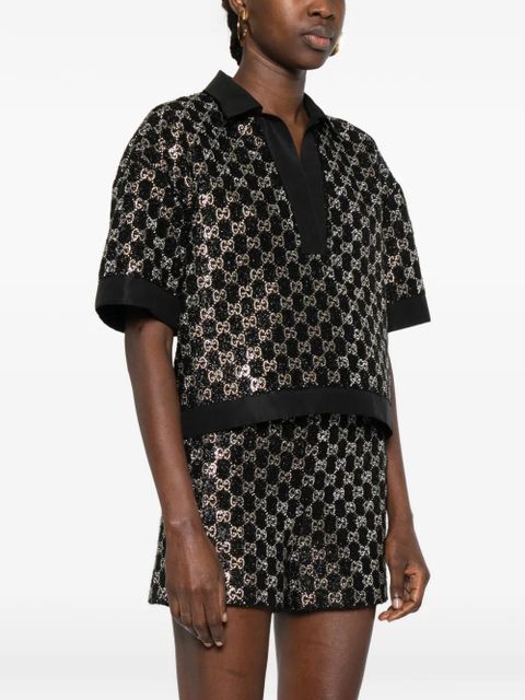 Gucci GG-monogram top - Black