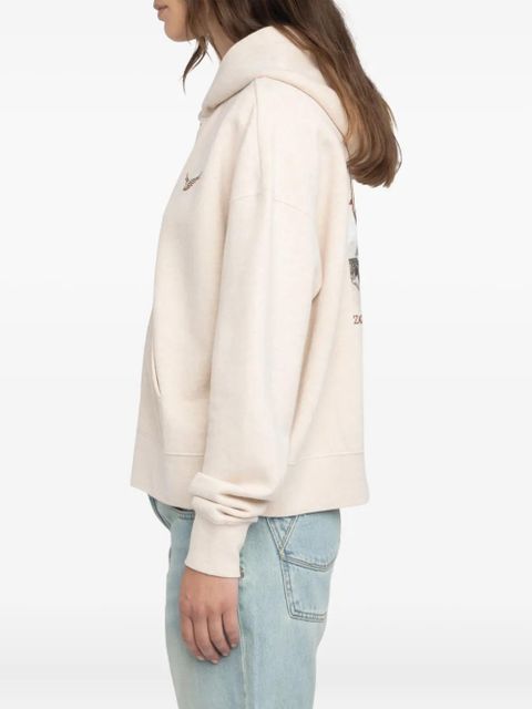 Zadig&Voltaire zip-front hoodie - Neutrals