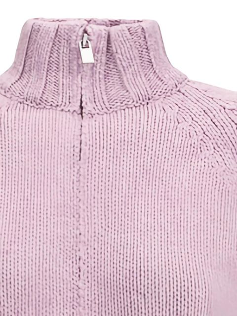 Magda Butrym high-neck zip-front cardigan - Pink
