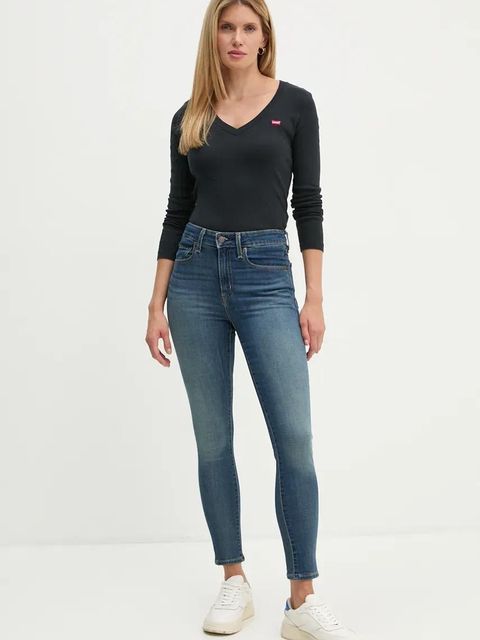 Levi's longsleeve bawełniany kolor czarny A9330