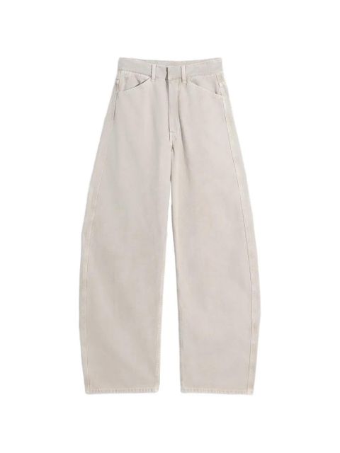 LEMAIRE twisted-seam high-waisted trousers - Neutrals - zdjęcie produktu nr 1