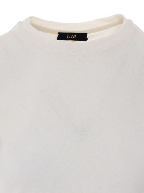 Eleh knot-detail T-shirt - Neutrals