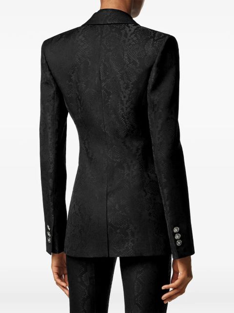 Versace wool-blend blazer - Black