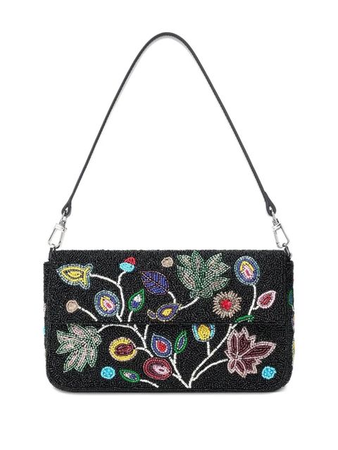 STAUD Timmy beaded shoulder bag - Black