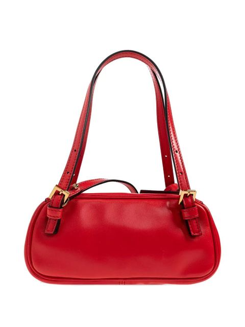 Versace mini Tag Bowling shoulder bag - Red