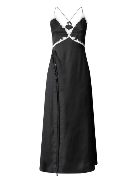 PINKO lace midi dress - Black - zdjęcie produktu nr 1