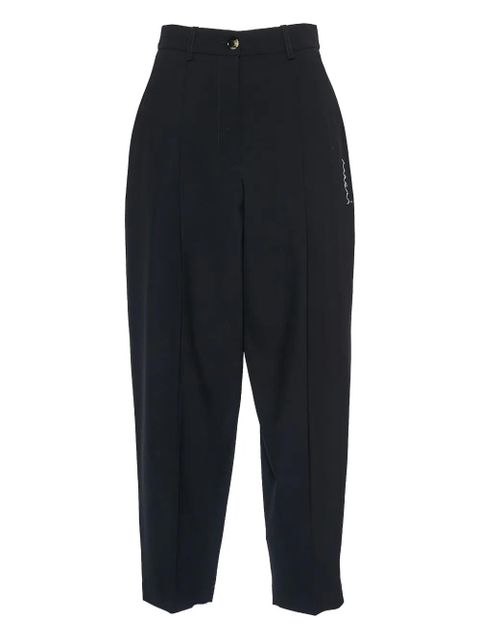 Marni embroidery straight trousers - Black - zdjęcie produktu nr 1
